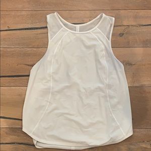 White Lululemon tank top